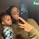 Kylie's Jenner shared pictures of his son for the first time, after birth | The child name is AIRE Webster (Original pictures taken from Kylie's IG Post)