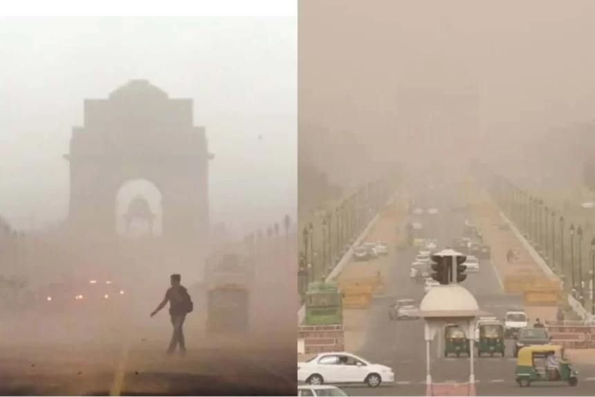 Delhi Witnesses High Dust Pollution